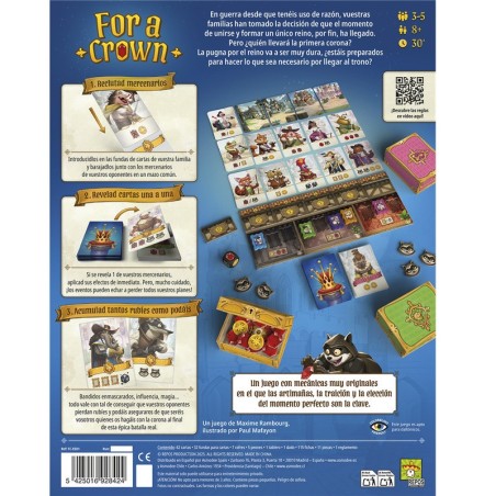 Imagen del juego de mesa for a crown comprar juegos de mesa