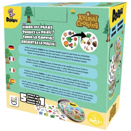 Image of the children's board game Dobble Animal Crossing Buy board games