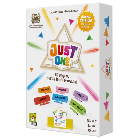 Box of the cooperative board game Just One by Asmodee