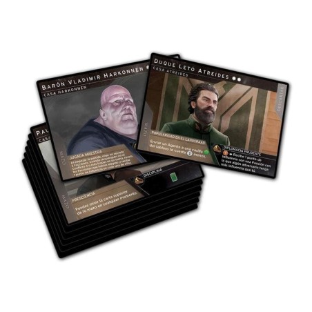 Characters of the Dune: Imperium deck-building and Eurogame board game by Asmodee.