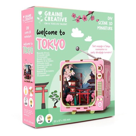 Maqueta de Tokio. GRAINE CREATIVE