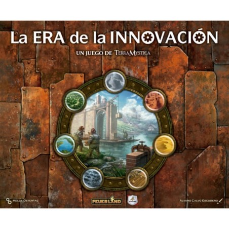 Box of the Age of Innovation advanced strategy board game by Maldito Games.