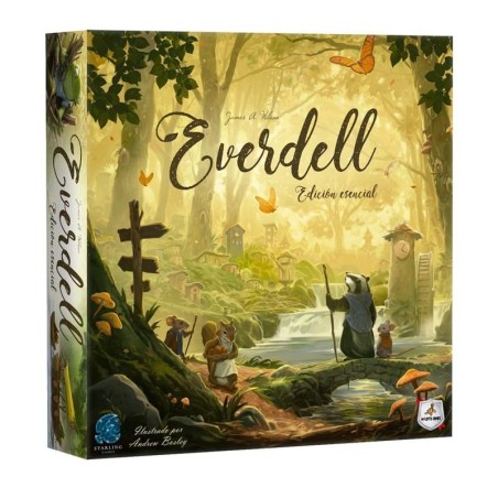 Caja del juego de mesa tipo engine building everdell de maldito games