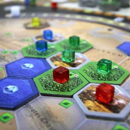 componentes del juego de construccion de motores terraforming mars de maldito games