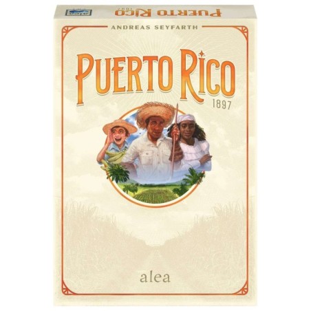 Box of the Puerto Rico 1897 economic management board game by Ravensburger.