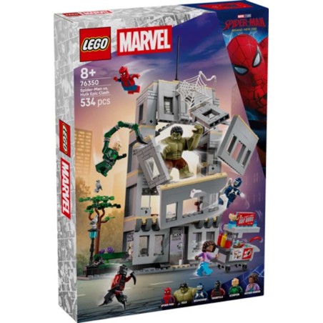 Spider-Man vs. Hulk. Epic Crash.