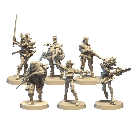 Components of the Zombicide Second Edition cooperative zombie board game by CMON - Asmodee.
