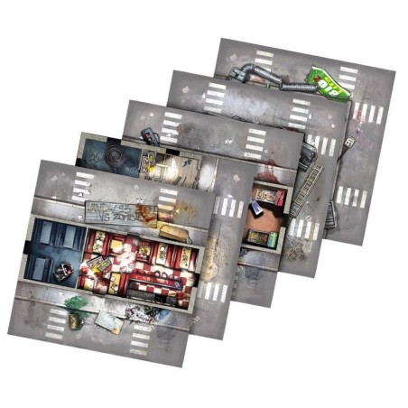 componentes del juego de mesa cooperativo de zombies zombicide segunda edición de cmon - asmodee