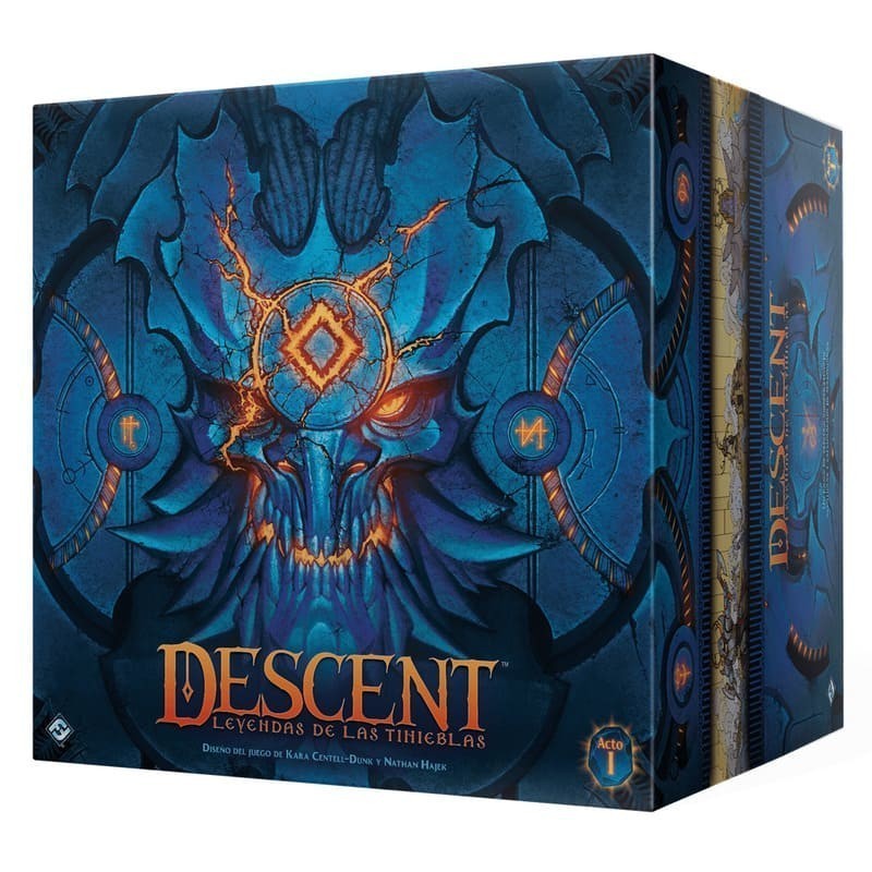 Box of the Descent: Legends of the Dark cooperative board game by Fantasy Flight Games.