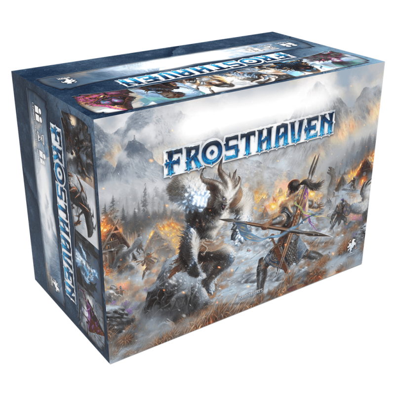 Box of the Frosthaven cooperative board game by Cephalofair Games.