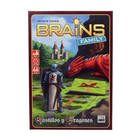 caja del juego de mesa de logica brains castillos y dragones de sd games
