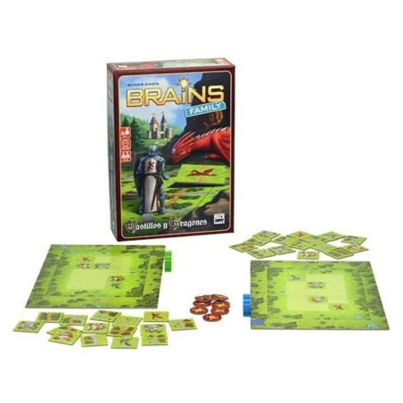 componentes del juego de mesa de logica brains castillos y dragones de sd games