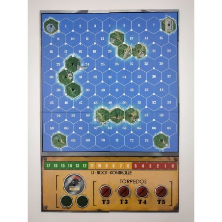 Components of the strategic board game 24h of zacatrus - buy at el taller del modelista