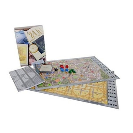 Components of the strategic board game 24h of zacatrus - buy at el taller del modelista