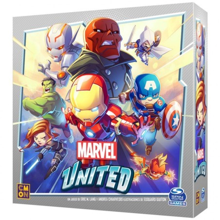 caja del juego de mesa cooperativo de superhéroes marvel united de cmon - comprar en el taller del modelista