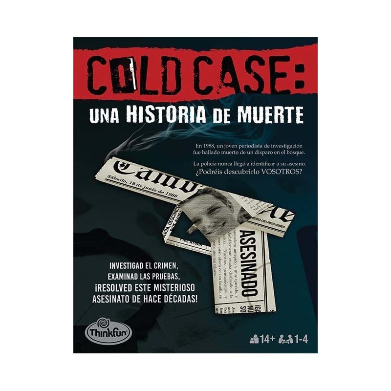 Cold Case: A Story to Die For Investigation Board Game by ThinkFun - Buy at El Taller del Modelista
