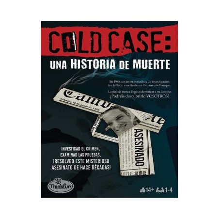 caja del juego de investigación cold case una historia de muerte de thinkfun - comprar en el taller del modelista