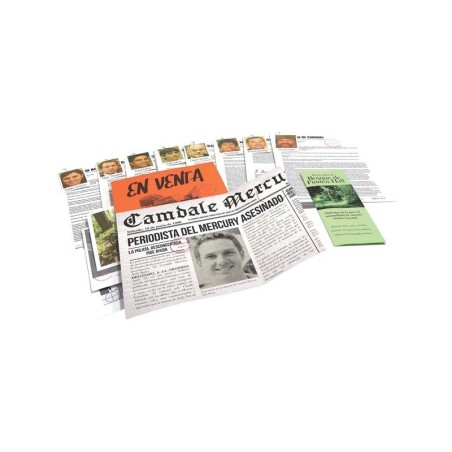 componentes del juego de investigación cold case una historia de muerte de thinkfun - comprar en el taller del modelista