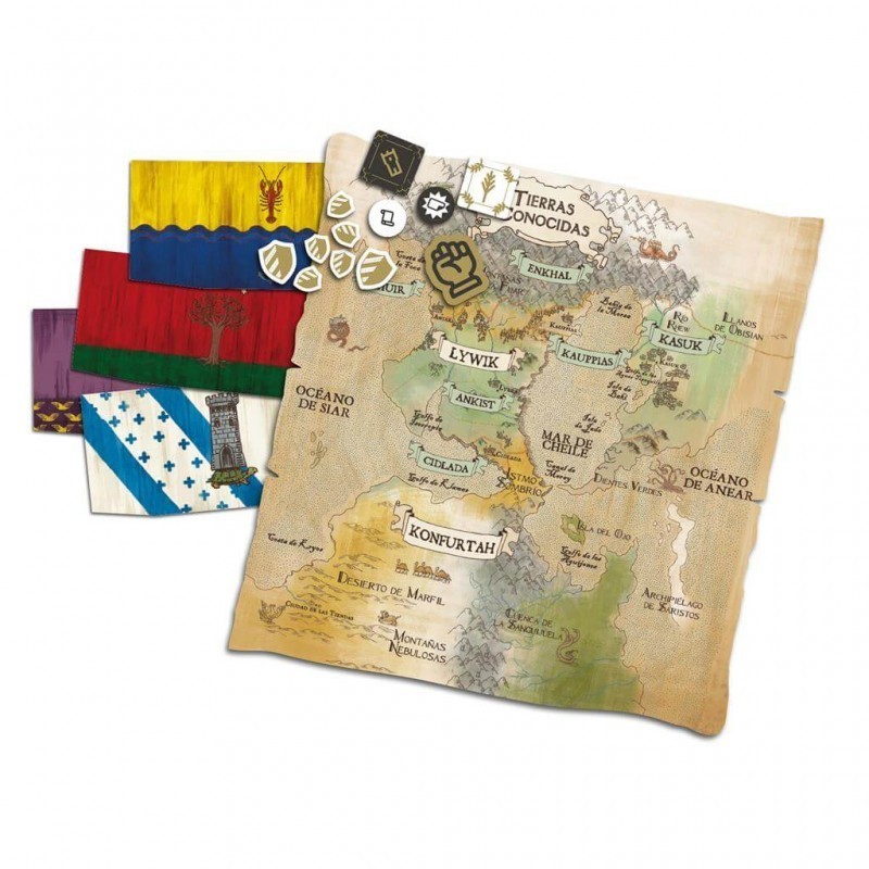 Componentes del juego de mesa narrativo el dilema del rey de asmodee - comprar en el taller del modelista Componentes del juego de mesa narrativo el dilema del rey de asmodee - comprar en el taller del modelista