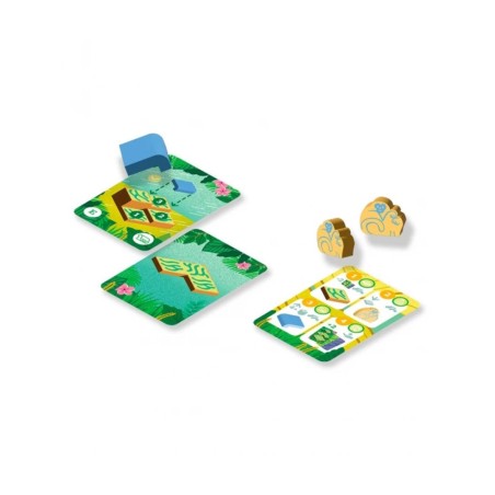 componentes del juego de mesa de colocación de losetas paddy de 2 tomatoes - comprar en el taller del modelista