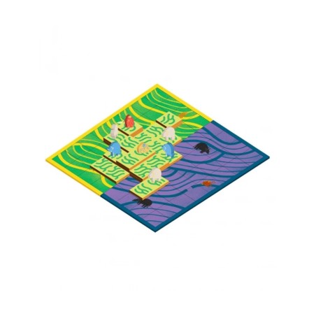 componentes del juego de mesa de colocación de losetas paddy de 2 tomatoes - comprar en el taller del modelista
