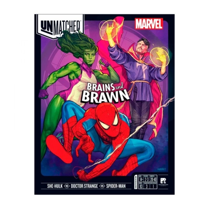 Marvel Unmatched: Brains & Brawn Miniatures Game Box - Buy at El Taller del Modelista