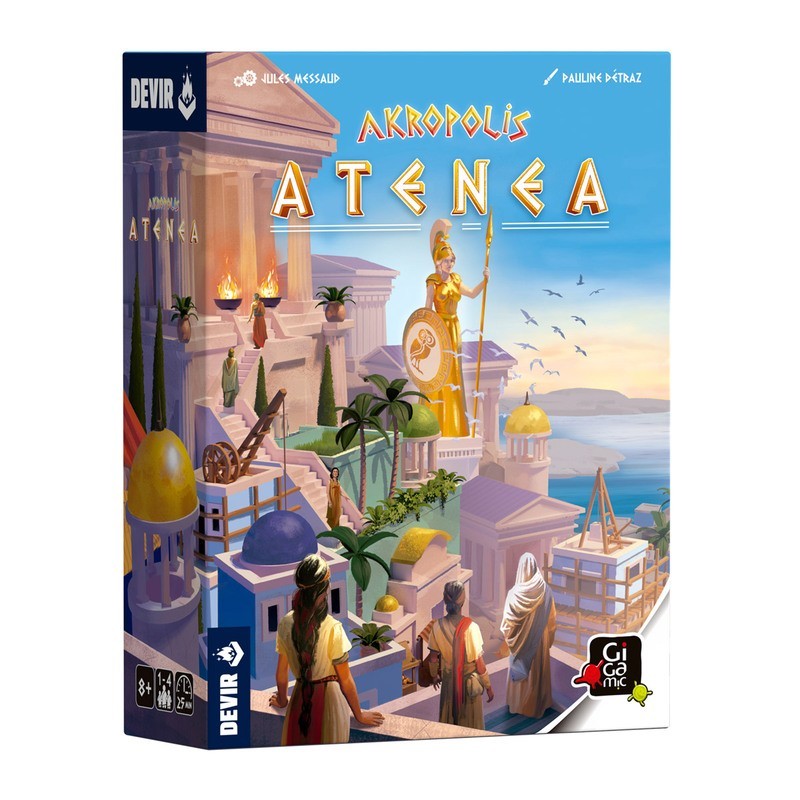 Akropolis: Athena Board Game Expansion Cover by Devir - Buy at El Taller del Modelista