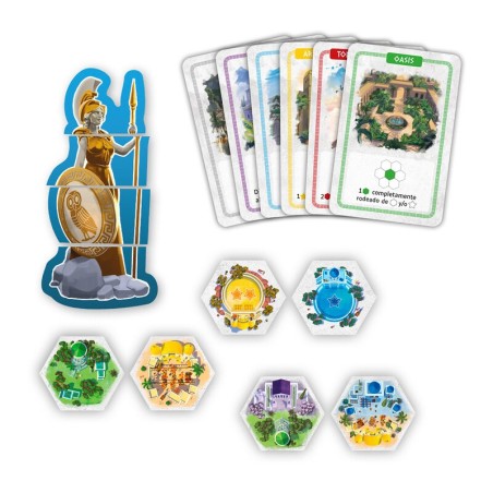Akropolis: Athena Board Game Components by Devir - Buy at El Taller del Modelista