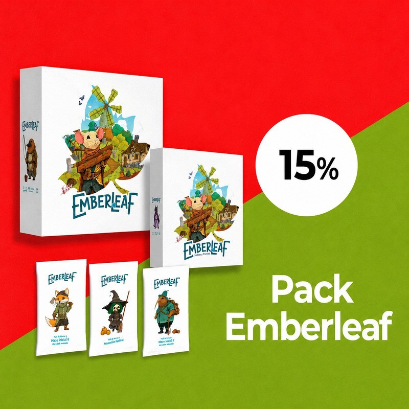 pack juego de mesa emberleaf más ampliaciones de maldito games - comprar en el taller del modelista