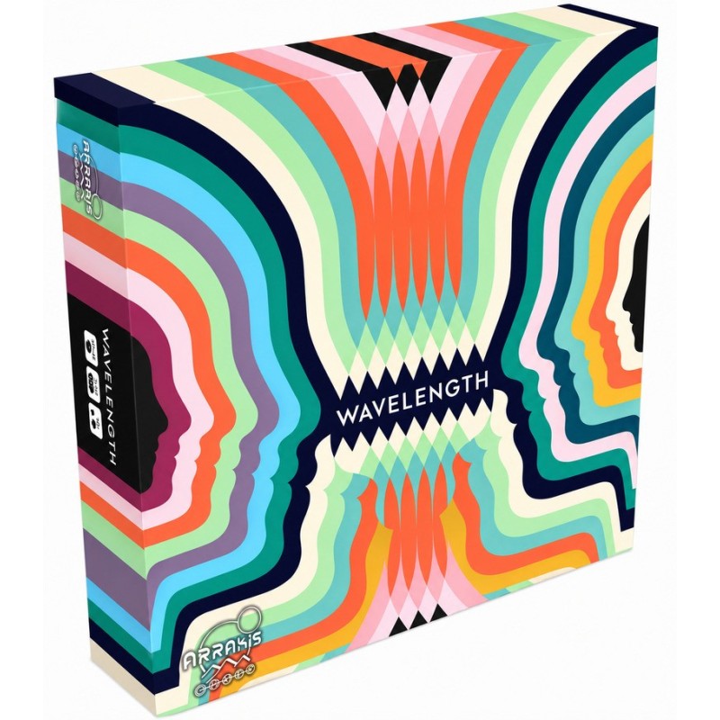 caja del juego de comunicación y deducción wavelength de arrakis - comprar en el taller del modelista