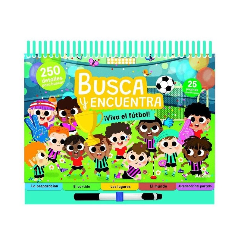 Busca y encuentra ¡Viva el fútbol!.