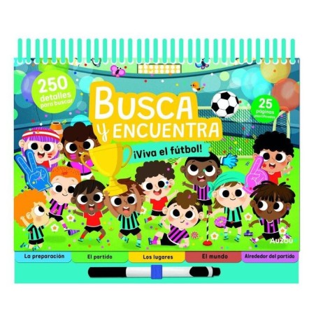 Busca y encuentra ¡Viva el fútbol!.
