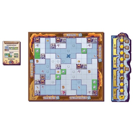 juego de mesa de colocación de losetas wild tiled west de asmodee - comprar en el taller del modelista