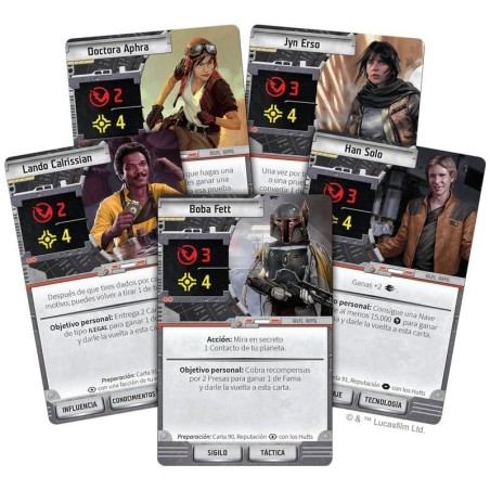 Juego de estrategia Star Wars el borde exterior de Fantasy Flight games -comprar en el taller del modelista