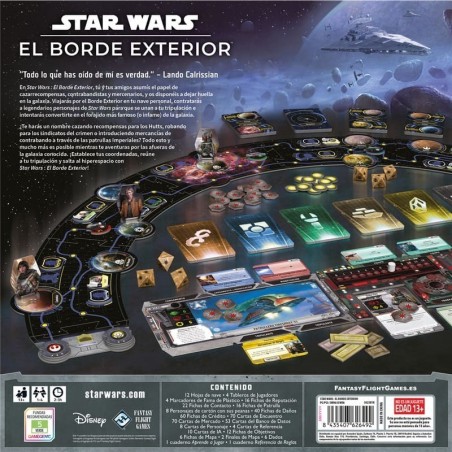 Juego de estrategia Star Wars el borde exterior de Fantasy Flight games -comprar en el taller del modelista