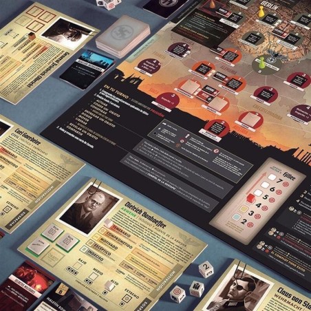 Black Orchestra: Hitler Must Die! Historical Cooperative Board Game by Asmodee - Buy at El Taller del Modelista