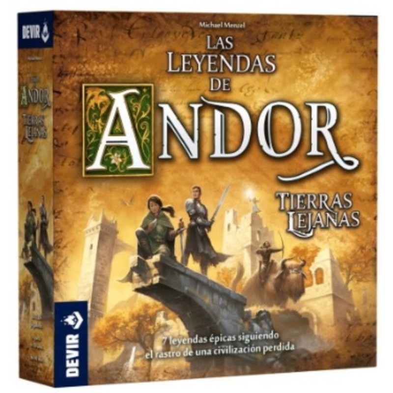 juego cooperativo de aventuras leyendas de Andor: tierras lejanas de devir - comprar en el taller del modelista