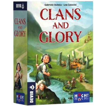 juego familiar de estrategia clans and glory de devir - comprar en el taller del modelista