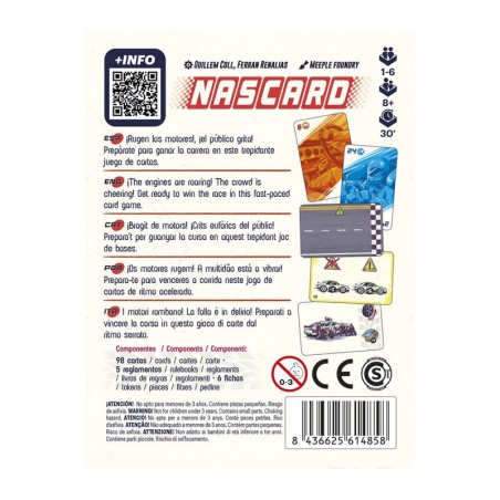 Nascard: Fast-Paced Strategy Card Game by Devir - Buy at El Taller del Modelista