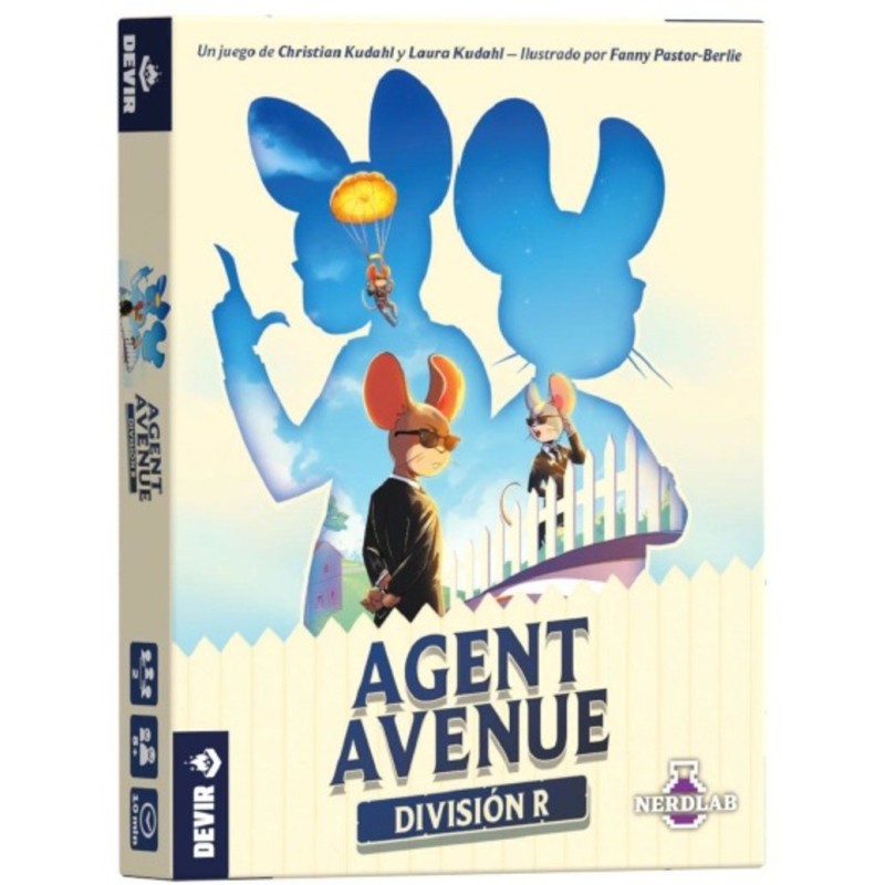 ampliacion del juego de cartas agent avenue división R de devir - comprar en el taller del modelista