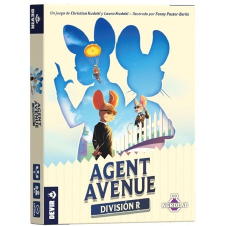 ampliacion del juego de cartas agent avenue división R de devir - comprar en el taller del modelista