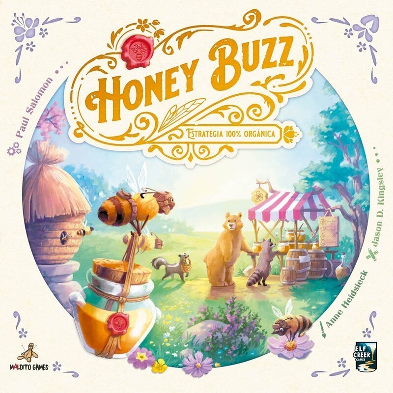 juego de mesa de gestión de colmenas honey buzz de maldito games - comprar en el taller del modelista