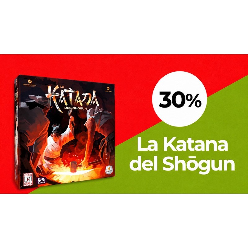 oferta del juego de estrategia la katana del shogun de maldito games - comprar en el taller del modelista