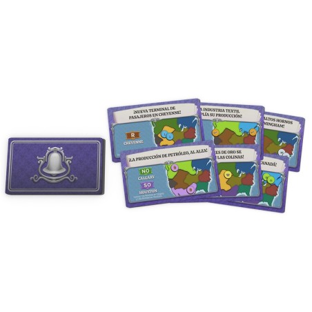 juego de mesa de cartas tren relámpago de dire wolf digital - comprar en el taller del modelista
