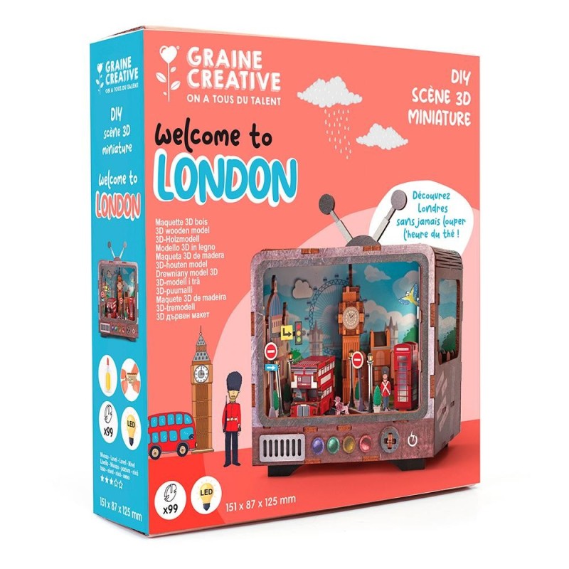 Maqueta de Londres. GRAINE CREATIVE