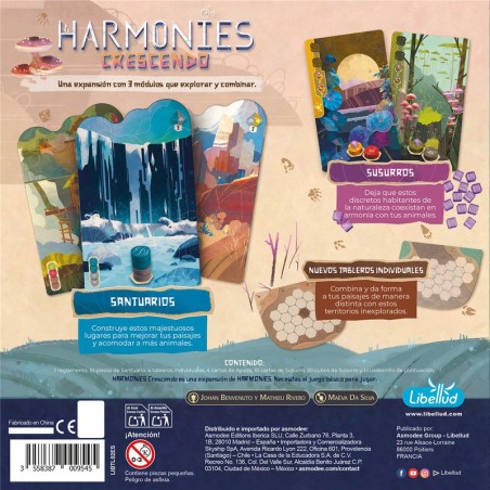 expansion del juego familiar harmonies cerscendo de asmodee - comprar en el taller del modelista