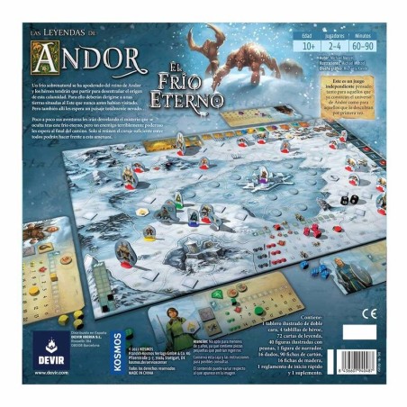 juego de mesa cooperativo las leyendas de Andor el frío eterno de Devir - comprar en el taller del modelista