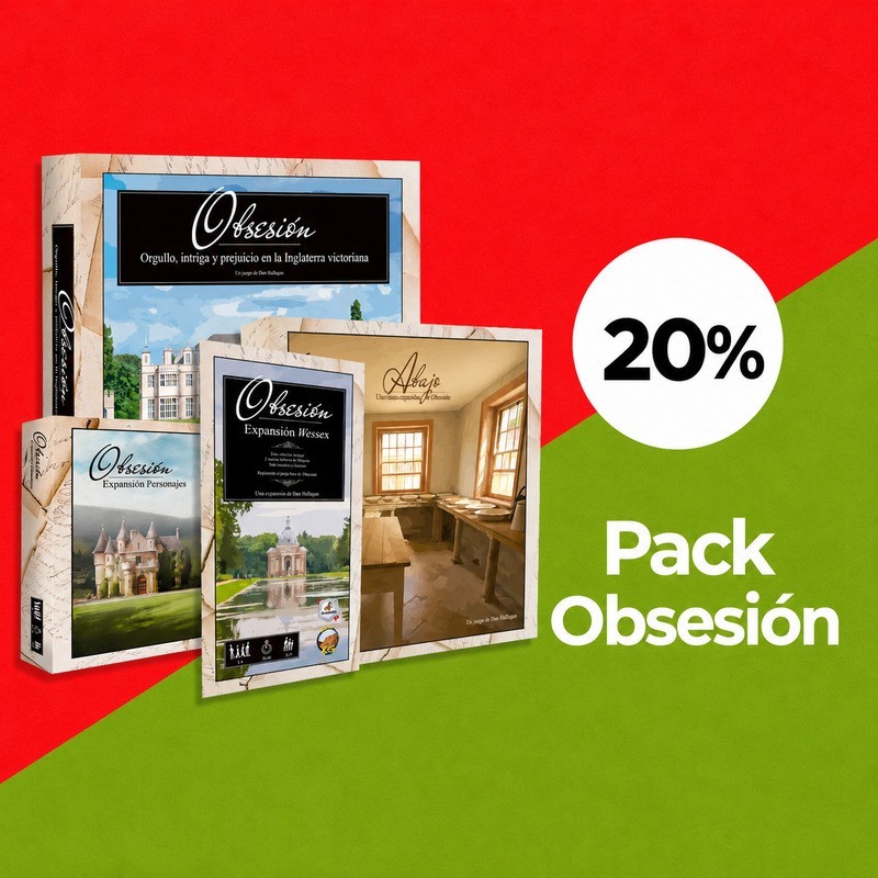 pack del juego de estrategia victoriana obsesión más expansiones de maldito games - comprar pack del juego de estrategia victoriana obsesión más expansiones de maldito games - comprar