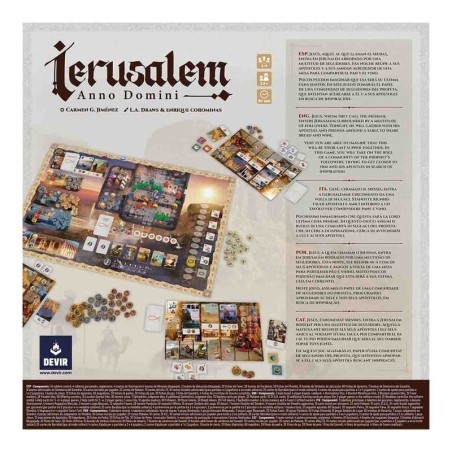 juego de mesa de estrategia historica Ierusalem anno domini de devir - comprar