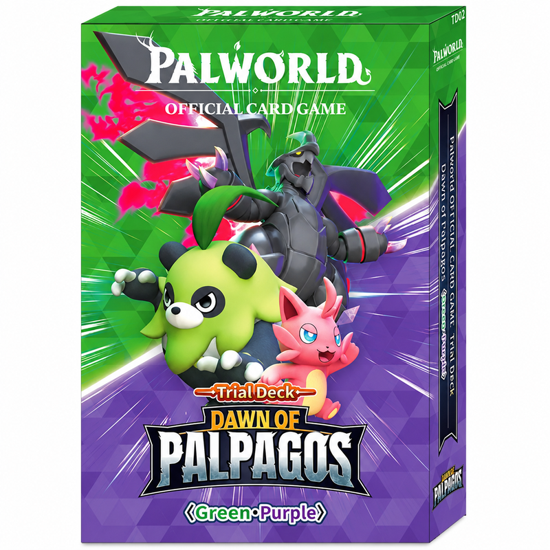 caja de inicio palworld verde morado TD02 de bushiroad - comprar en el taller del modelista